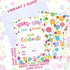 Zonon 30 Pieces Birthday Invitations for Girls, Bounce House or Jumping Party Cards with Envelopes, Bright Color