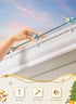 C7, C9 100 Pack All In One Christmas Light Clip, Universal Gutter and Shingle Clip for and Mini Lights