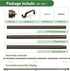 Adjustable Curtain Rods for Windows 28 to 48, Heavy Duty Long Window Curtain Rod, Outdoor Drapery Rods, Antique Bronze