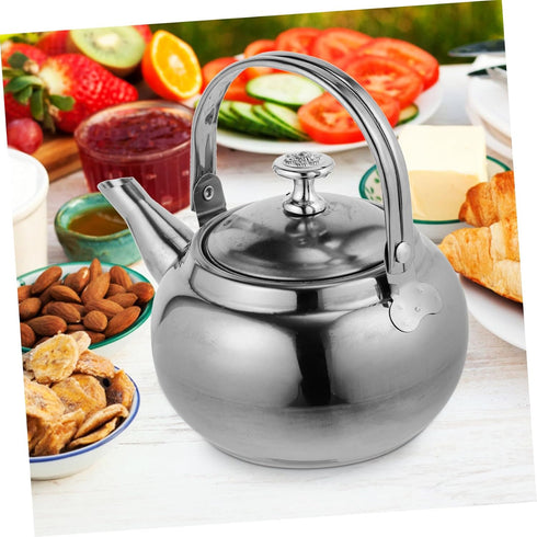 Camping Stoves Hot Water Kettle, Stainless Steel Tea Kettle for Camping Coffee Pot