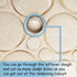 HULISEN 3.5 inch Biscuit Cutter, Stainless Steel Round Cookies Cutter with Soft Grip Handle, Professional Baking Dough
