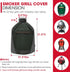 31.5 Inch, 31.5" 31.5" Unicook Grill Cover Compatible with Large Big Green Egg, Kamado Joe and Pit Boss Ceramic Grills