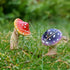 Mushroom Garden-Decor Fairy Garden-Accessories - Outdoor Spring Patio Decor Waterproof Mushroom Statues Patio Lawn