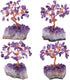 mookaitedecor Amethyst Crystal Tree with Cluster Crystals Base, Bonsai Money Tree for Wealth and Luck
