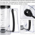 Fungyand Pancake Batter Dispenser - 4 Cups Complete Batter Dispenser Set with Muffin Rings, Spatula - Ideal Baking Tools for Pancakes, Cupcakes, Waffles, and Muffins, Squeeze Handle for Easy Use by FUNGYAND