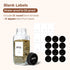 6Pcs 8 oz Set Set ComSaf Large Spice Jars, glass spice bottle with lids, Empty Spice Containers and Square Spice