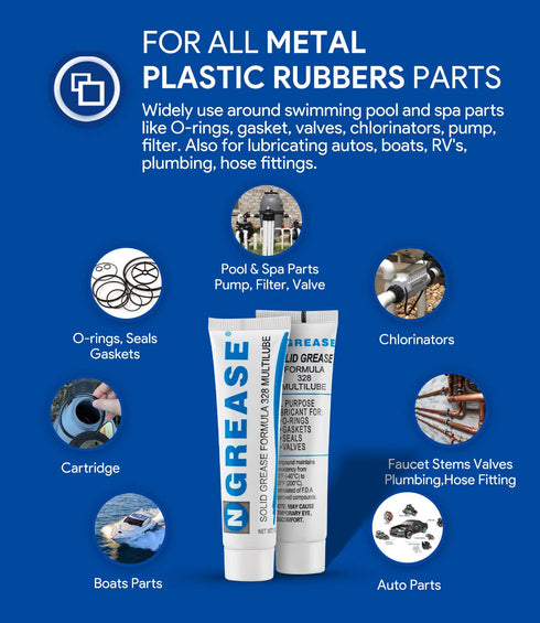 SPX0327 2 Swimming 2 oz Replacement for Hayward Ounce Waterproof Pool Lube for Pool Metal Parts O-Ring Gasket Silicone