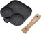 Nonstick Egg Frying Pan, 3 in 1 Breakfast Pan, Divided Grill Pan for Gas, Stovetops, Induction Cooker