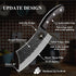 Upgraded Huusk Kitchen Chef Knife Viking Knife with Sheath, Japanese Forged Multipurpose Meat Knives with Gift Box
