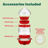 bella Rapid Electric Egg Cooker - 14 Egg Capacity Omelet Maker with Auto Shut Off, Red