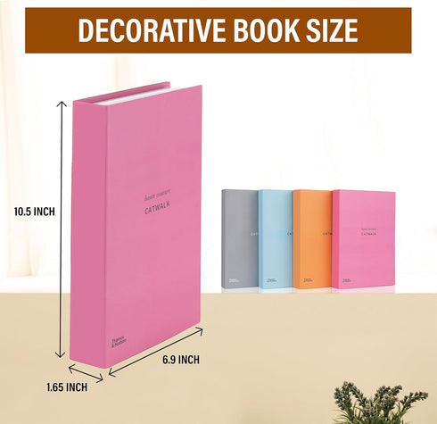 4 PROBENEX ICON Large | PCS Faux Decorative Books for Home Decor | Not Real Books (Cardboard Boxes) | Coffee Table