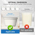 4 3.75 Inch (White,2 Pack) Sophico Yogurt Organizer for Fridge, Capacity Yogurt Sliders for Refrigerator, Yogurt Holder