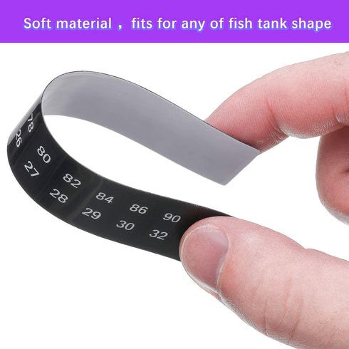 Zonon 12 Pcs Stick on Thermometer Strips, Horizontal Thermometer Stickers for Fermenting, Brewing, Wine, Beer