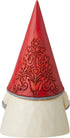 Enesco Jim Shore Heartwood Creek Nordic Noel Floral Hat Gnome Figurine, 3.86 Inch, Multicolor