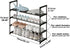 4-Tier 20 Calmootey Shoe Rack, Tall Large Capacity Pairs Shoes Storage Organizer, Stackable Wide Shoe Shelf