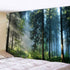 Llamazing Forest Tapestry - Magic Curtain for Living Room & Bedroom (Morning Forest, 90.5''L x 70.8''W) XL