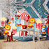 30Ct Circus Hanging Swirl Decorations, Circus Carnival Birthday Party Supplies