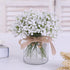 10Pcs 30 Bunches White Babys Breath Artificial Flowers - Real Touch Fake Gypsophila for Wedding Decor