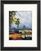 Golden State Art 11x14 Photo Frame with Mat for 8x10 Pictures, Real Glass, Silver-Beige with Black-Dark Brown Panel