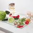 Transparent Glass Cutting Board for Kitchen Countertop, 16"x12", Rubber Non-Slip Feet, Dishwasher Safe