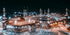 HD Print Mecca Islamic Last Day of Hajj Round Ornament, Muslim Mosque Canvas Art Poster for Living Room (40X80 CM)