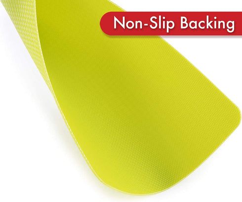Dexas Heavy Duty Cutting Board Grippmat, Set of 4 Flexible Non-Slip Plastic Cutting Boards