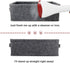 Small Shallow Storage Baskets, Felt Storage Basket Bin for Towels, Dog/Cat Toys, Office Supplies, Light Gray