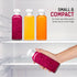 12oz 6pcs Norcalway Plastic Juice Bottles with Caps, Reusable Juicing Bottles, Clear Drink Containers with Lids