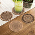 Absorbent Cork Coasters for Drinks with Holder, Housewarming Gifts for New Home, Living Room Decor, Apartment Decor