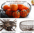 Retro Handcrafted Iron Fruit Basket, Rustic Farmhouse Wire Bowl for Kitchen Table Dining Decoration