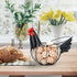 FJAXLJGYP Countertop Chicken Egg Basket, Egg Collecting Baskets,Metal Wire Egg Basket with Handle, Farmhouse Chicken