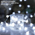 33 100 Minetom Feet Led Globe Ball String Lights, Fairy String Lights Plug in with Remote, Waterproof Globe String