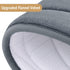 Buganda U-Shaped Toilet Rugs 24x20, Dark Grey, Ultra Soft & Absorbent Non-Slip Bath Mat, Machine Wash Dry