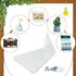 6 Jetec Pieces Invisible Floating Bookshelf for Wall Mount Iron Floating Book Shelves Multipurpose Hidden Hanging
