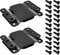 Sectional Couch Metal Connectors, 4 Pcs Universal Sofa Interlocking Furniture Connector with Screws for Loveseat,