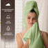 Set 600 8 100% Set Set Oakias Premium Towel GSM Piece Green - Ring Spun Cotton Highly Absorbent Towels - Super Soft