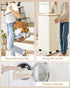 75L Laundry Hamper with Wheels, Large Clothes Hamper with Removable Inner Bag, Collapsible Dirty Clothes Basket