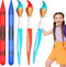 4 Pcs Inflatable Giant Paint Brush Balloons with Crayon Balloons Set for
