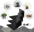6 Pack Jetec Invisible Floating Bookshelf Wall Mounted Floating Bookshelves Heavy Duty Book Organizers Hidden Book