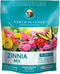 Zinnia Mix from Earth Science (2 lb), 3-in-1 Mix with Premium Wildflower Seed, Plant Food, Soil Conditioners, Non-GMO