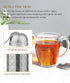 Tea Infusers for Loose Tea – 18/8 Stainless Steel Tea Strainer Set, Extra Fine Mesh Tea Steeper for Brew Tea, Spices &