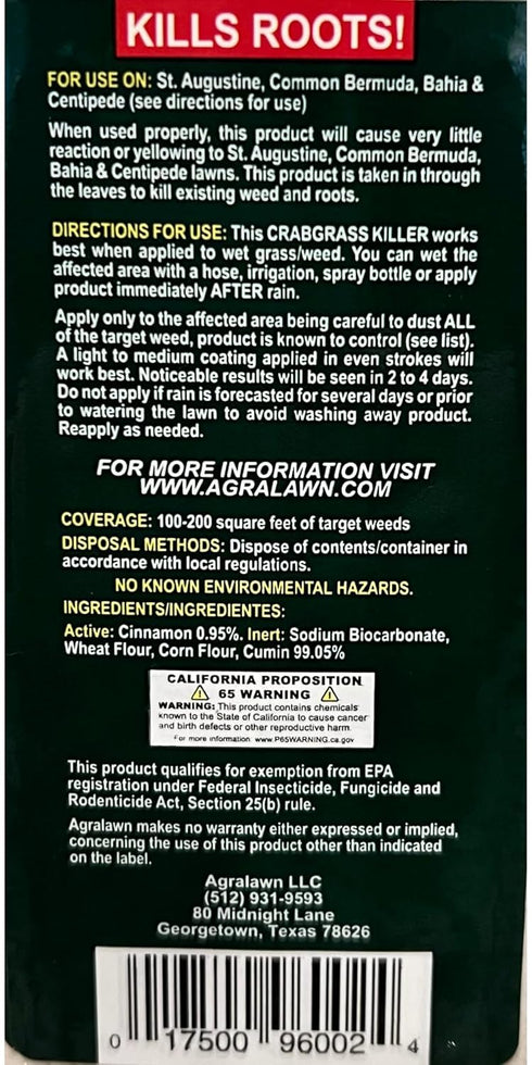Agralawn (2, Crabgrass Killer Pounds)