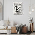 KFDJIG 12x16in Funky Canvas Trendy Wall Art Mom I Am A Rich Man Poster Vintage Black And White Aesthetic Prints
