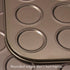 Pssopp Muffin Top Pan, 30 Hole Carbon Steel Bakeware for Cupcakes, Yorkshire Pudding, Pies, Muffins