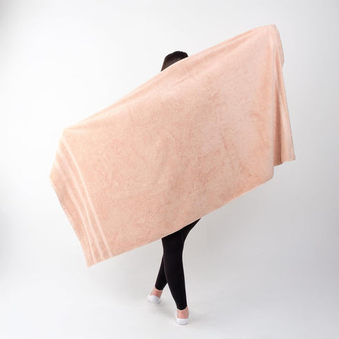 Set 6 2 2 2 Sets SOFE H&L | Olea Luxury Turkish Cotton Bath Towels of : Bath Towels Hand Towels Wash Cloths, Blush |