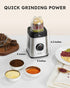Sangcon Blenders and Food Processor Combo, 40 oz Jar & 17oz Cup with To-Go Lid, Stainless Steel Silver, for Shakes and