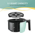 Elite Gourmet EAF0201BLX Personal Compact Electric Hot Air Fryer | Oil-Less Healthy Cooker, 1000W, 2.1 Quart