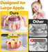 5.12-Inch 8 Newness Apple Slicer - Slices, Ultra-Safe & Heavy-Duty Stainless Steel Extra Large Apple Cutter, Upgraded