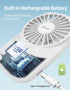 Aluan Handheld Fan Mini Powerful Personal Portable Fan Speed Adjustable USB Rechargeable for Kids, Home