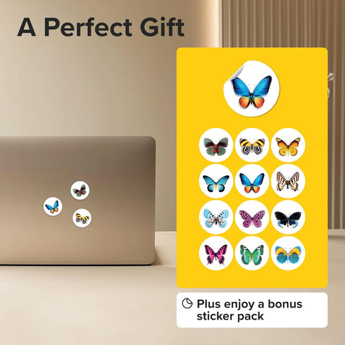 Super Cute Fridge & Locker Magnets – 10 Vibrant Glass Magnets – Strong Hold for Photos, Notes, Recipes, Aesthetic